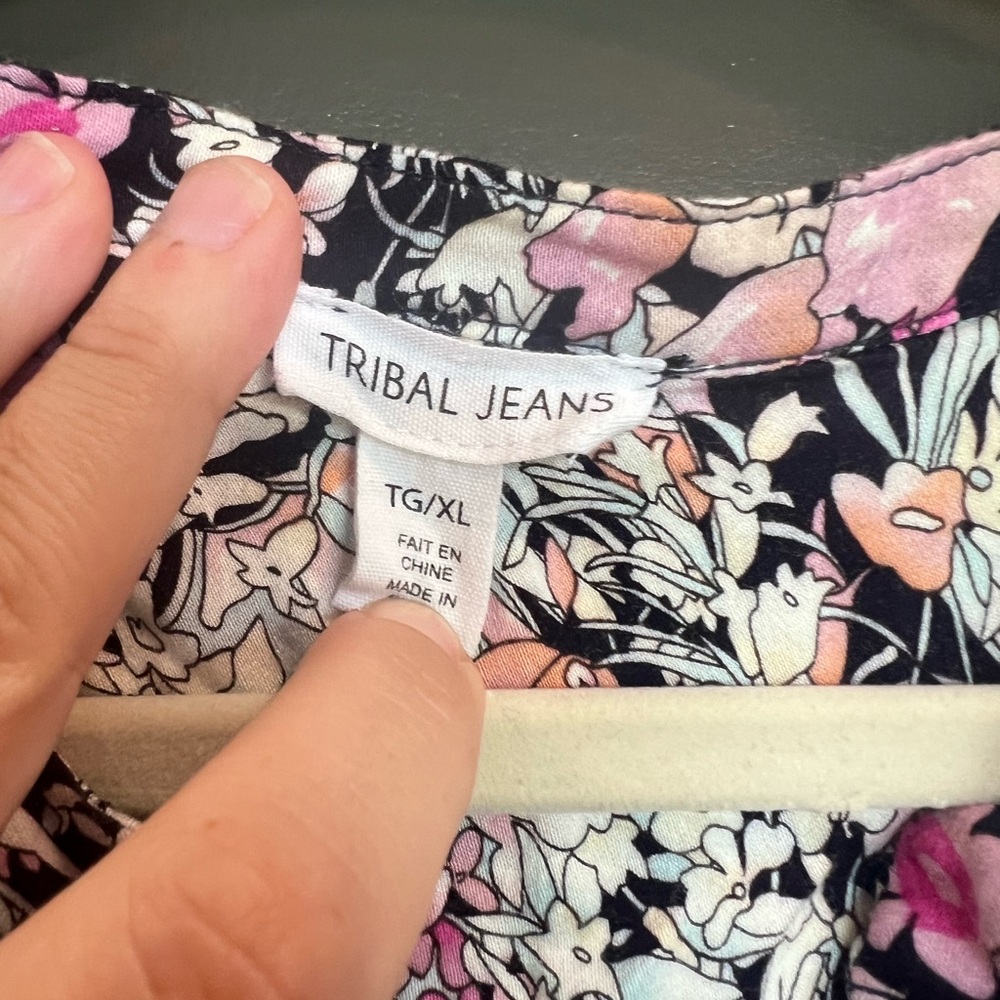 Tribal Jeans Blouse - Picture 4 of 6